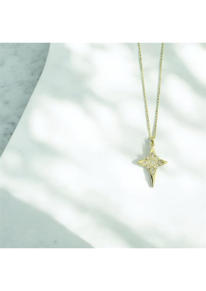14 Ayar Altın Yıldızlı Kolye - 0201256 fiyatları