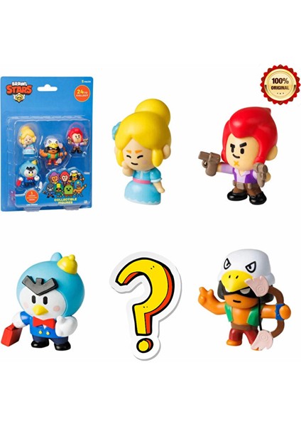 Brawl Stars 5'li Figür Set Brawl Stars Oyuncak Set Orijinal Brawl Stars