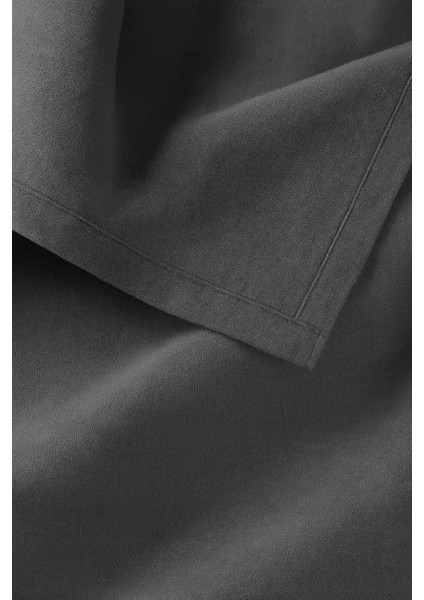 Kadife Dokulu Masa Örtüsü | Şık, Yumuşak, Leke Tutmaz Antrasit Masa Örtüsü modelleri