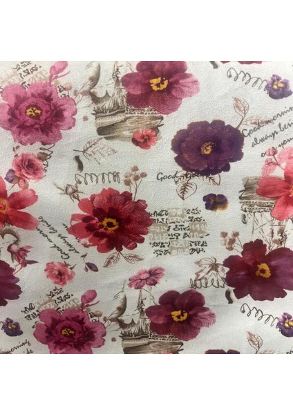 Döşemelik Kumaş-Silinebilir Çiçek Desenli Koltuk Kumaşı