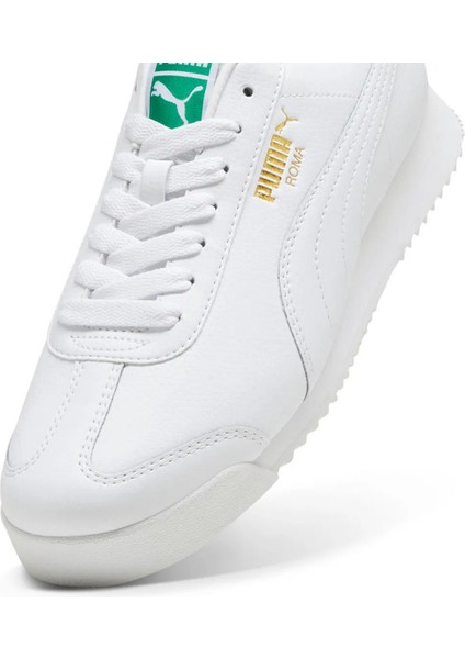 Roma Beyaz Hakiki ve Sentetik Deri Unisex Sneaker Spor Ayakkabı 39686803 fırsatları