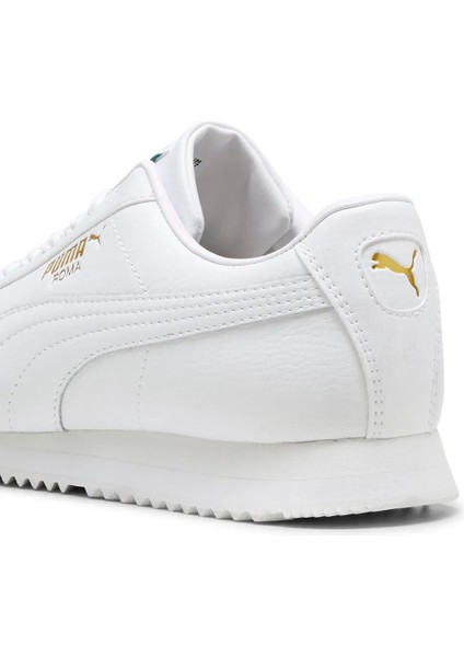 Roma Beyaz Hakiki ve Sentetik Deri Unisex Sneaker Spor Ayakkabı 39686803