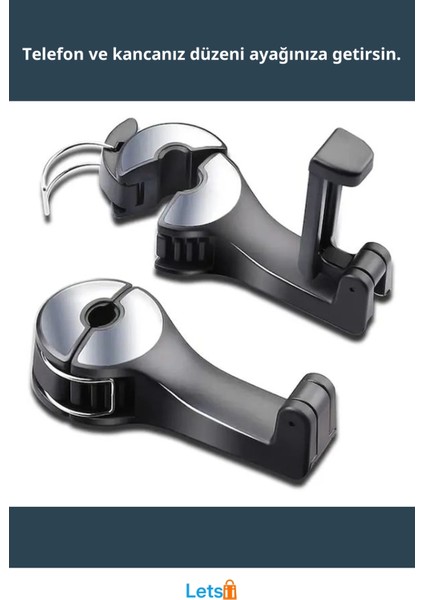 Dayanıklı Koltuk Arkası Telefon Tutucu Askılık Pratik Kullanım fiyatları