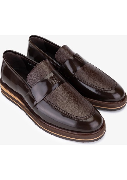 Erkek Hakiki Deri Loafer Ayakkabı 183 20089 Erk Ayk SK25-26 Kahve Acma/khv Fltr fiyatları
