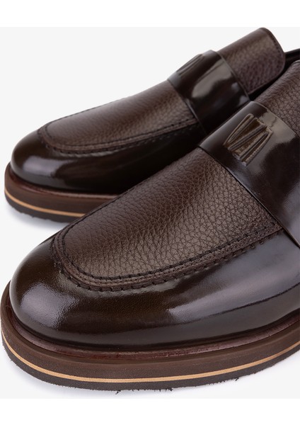 Erkek Hakiki Deri Loafer Ayakkabı 183 20089 Erk Ayk SK25-26 Kahve Acma/khv Fltr modelleri
