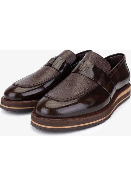 Erkek Hakiki Deri Loafer Ayakkabı 183 20089 Erk Ayk SK25-26 Kahve Acma/khv Fltr indirimleri