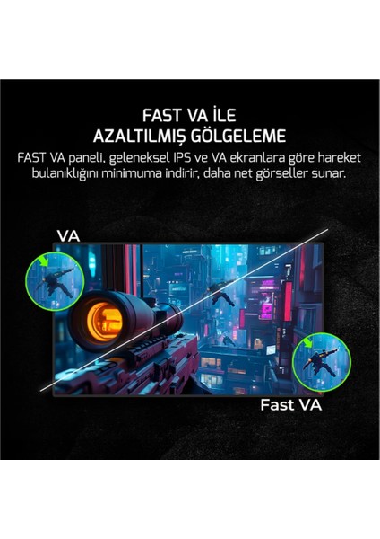 Lucid S50 24.5'' 0.2 Ms Full Hd Pivot 500 Hz Oyuncu Monitörü