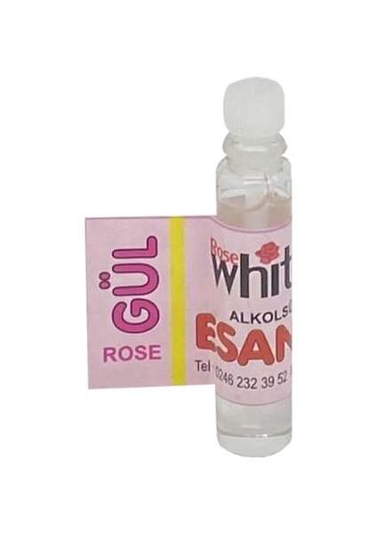 2 Ml. Beyaz Gül Esans