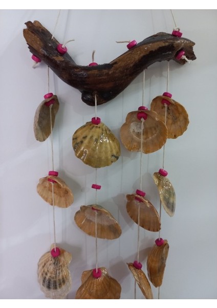 Shell Figürlü Boncuklu 4'lü Rüzgar Gülü