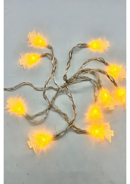 2 Metre Pilli Çam Ağacı LED Işık – 10'lu Yılbaşı Dekor Aydınlatma Modeli indirimleri