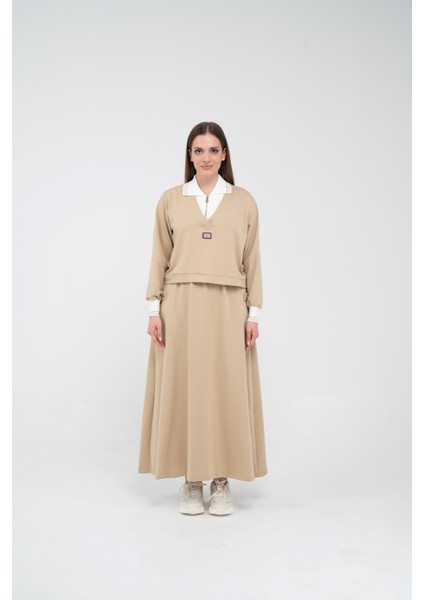 Spor Etekli Oversize İkili Kadın Takım 1750