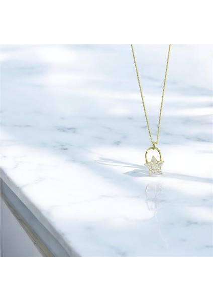 14 Ayar Altın Yıldızlı Kolye - 0201253 fiyatları