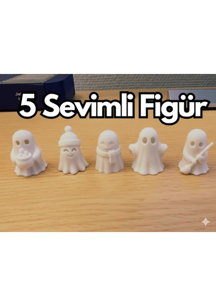 Yılbaşı Mini Figürler Dekoratif (5 Adet)