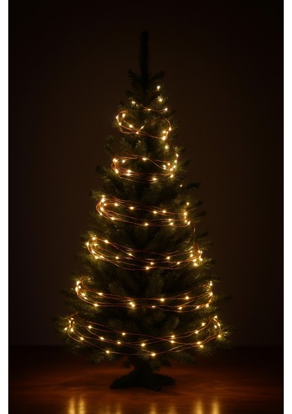 10 Metre Günışığı Pilli LED Işık – Yılbaşı Dekor Peri LED Şerit Aydınlatma modelleri