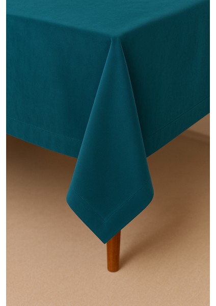 Kadife Dokulu Masa Örtüsü | Şık, Yumuşak, Leke Tutmaz Turkuaz Masa Örtüsü fiyatları