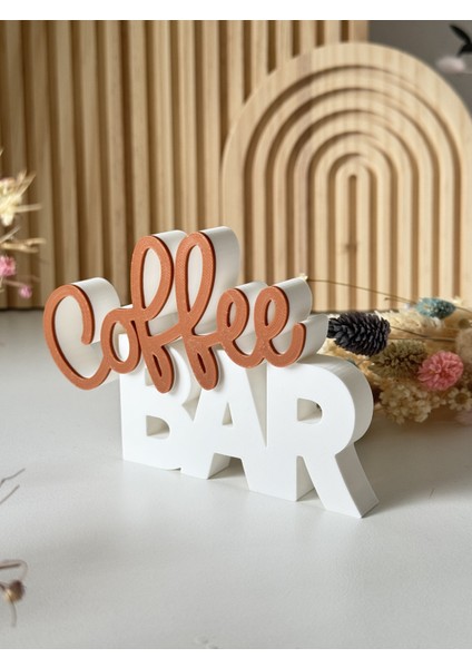 3D Kahve Köşesi Coffee Bar Dekoratif Obje Biblo modelleri