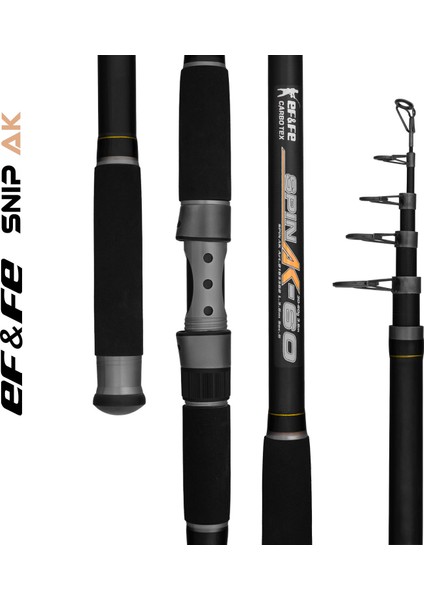 Effe Spinak Teleskopik Olta Kamışı