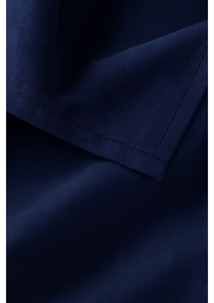 Kadife Dokulu Masa Örtüsü | Şık, Yumuşak, Leke Tutmaz Lacivert Masa Örtüsü modelleri