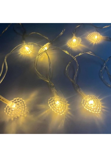 2 M Pilli Kalp Modeli 10 Işık Yılbaşı LED Işık Süsü – Dekoratif Gün Işığı Aydınlatma fiyatları