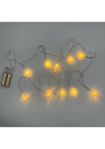 2 M Pilli Kalp Modeli 10 Işık Yılbaşı LED Işık Süsü – Dekoratif Gün Işığı Aydınlatma modelleri