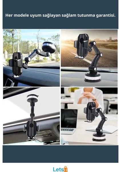 360 Derece Dönen Çok Fonksiyonlu Telefon Tutucu Siyah Gri fiyatları