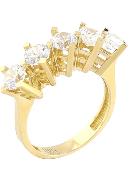 14 Ayar Altın Beştaş Yüzük - 0184310 fiyatları