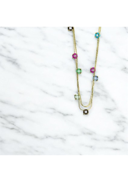 14 Ayar Altın Renkli Kolye - 0200435 fiyatları