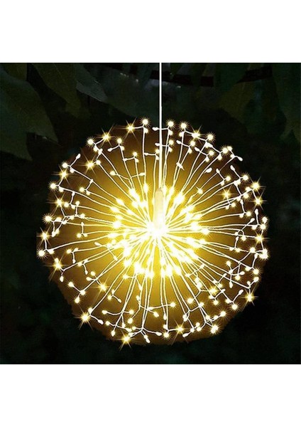 200 LED Fireworks Görselli Gün Işığı Peri LED Işık – Dekoratif Yılbaşı ve Ev Aydınlatma