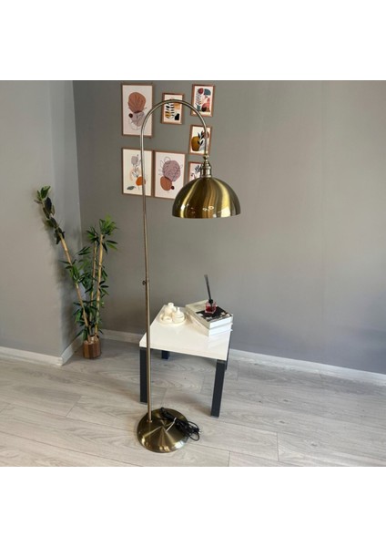 Lambader Eskitme Lale Başlık Modern Dekoratif Metal Oturma Odası Çalışma Odası