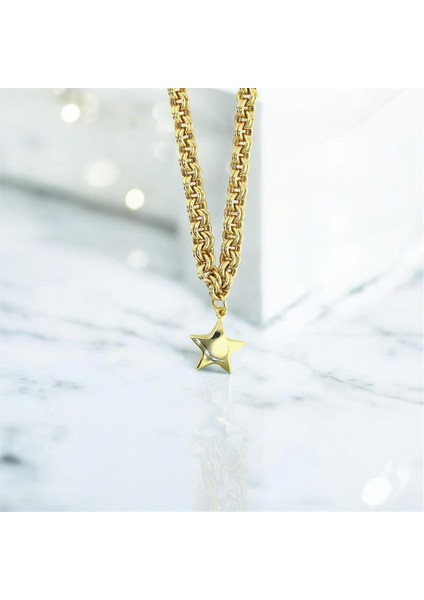14 Ayar Altın Yıldızlı Kolye - 0200890 fiyatları