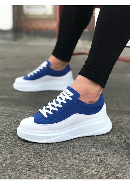 WG507 Beyaz Mavi Erkek Ayakkabı