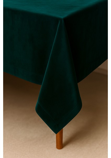 Kadife Dokulu Masa Örtüsü | Şık, Yumuşak, Leke Tutmaz Petrol Masa Örtüsü fiyatları