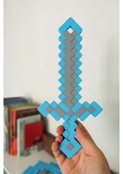 BURSA3DFILAMENT Özel Kılıç-Kazma Ikili Set 25 Cm/ Minecraft Pickaxe Sword fırsatları