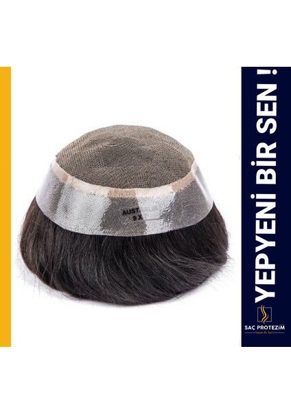 Protez Saç 7x9 1b (Siyah) Ince Telli Her Yöne Taranabilen Alt Yapı modelleri