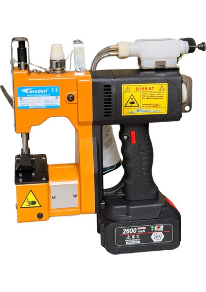 Şarjlı Çuval Ağzı Dikiş Makinası