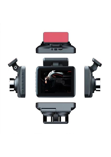 Kcr-6 3 Kanallı Full Hd 1080P Araç Kamerası | G-Sensör | Gece Görüş | Park Asistanı modelleri