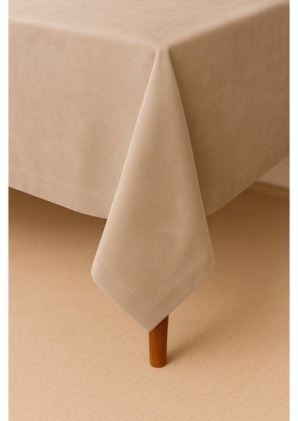 Kadife Dokulu Masa Örtüsü | Şık, Yumuşak, Leke Tutmaz Sütlü Kahve Masa Örtüsü fiyatları