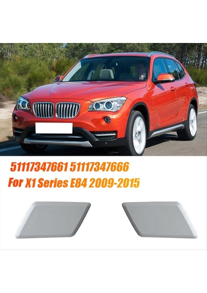 X1 Serisi E84 2009-2015 Için 2 Adet Araba Ön Tampon Far Yıkama Memesi Kapağı 51117347666 51117347661 Kapaklar (Yurt Dışından) fiyatları