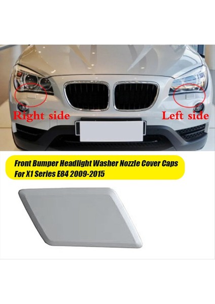 X1 Serisi E84 2009-2015 Için 2 Adet Araba Ön Tampon Far Yıkama Memesi Kapağı 51117347666 51117347661 Kapaklar (Yurt Dışından) modelleri