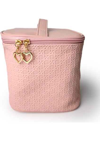 Dikdörtgen Formlu Makyaj Çantası Pembe fırsatları