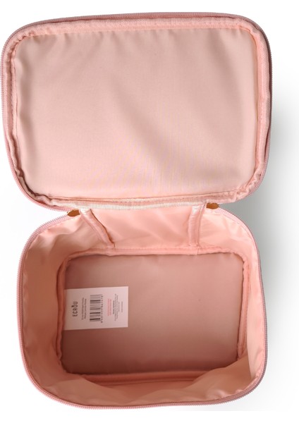 Dikdörtgen Formlu Makyaj Çantası Pembe