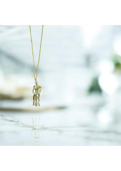 14 Ayar Altın Tasarım Kolye - 0201304 fiyatları