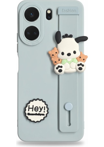 Redmi 13C Uyumlu Kılıf Mavi Renk 3D Figürlü Darbe Emici Yumuşak Silikon Kapak fırsatları