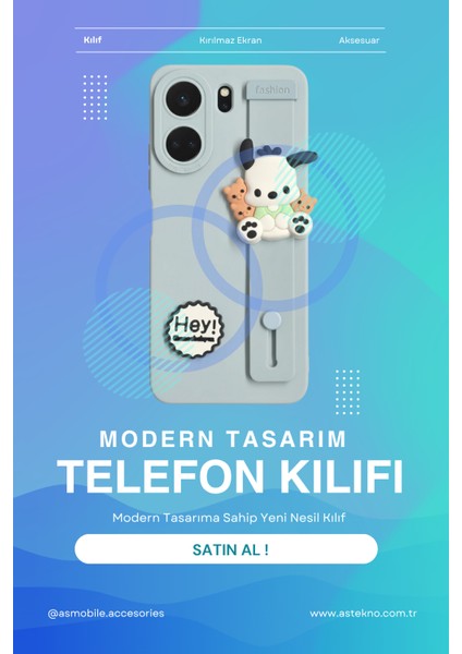 Redmi 13C Uyumlu Kılıf Mavi Renk 3D Figürlü Darbe Emici Yumuşak Silikon Kapak indirimleri