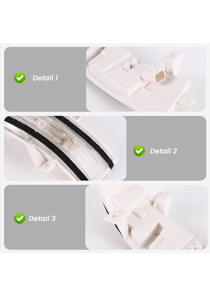 2012 2013 City 2009-2014 Gm2 Gm3 Crider Jade 14-16 Dikiz Aynası Lambası 34350-TM0-H01 Için 1 Çift LED Sinyal Lambası (Yurt Dışından) modelleri