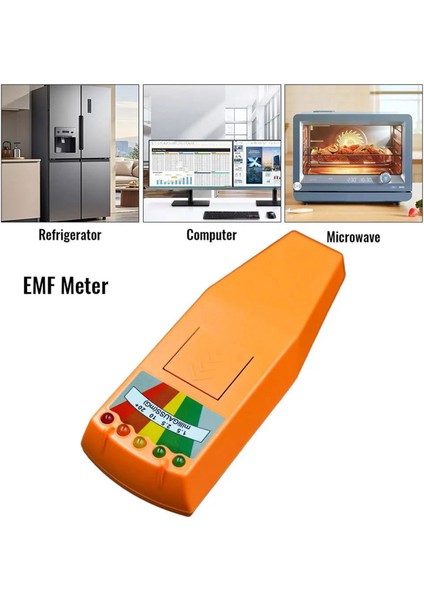 Dijital Elektromanyetik Alan Emf Gauss Metre Hayalet Av Dedektörü Emf Manyetik Alan Dedektörü 5 LED Gauss Ölçer (Yurt Dışından) fırsatları
