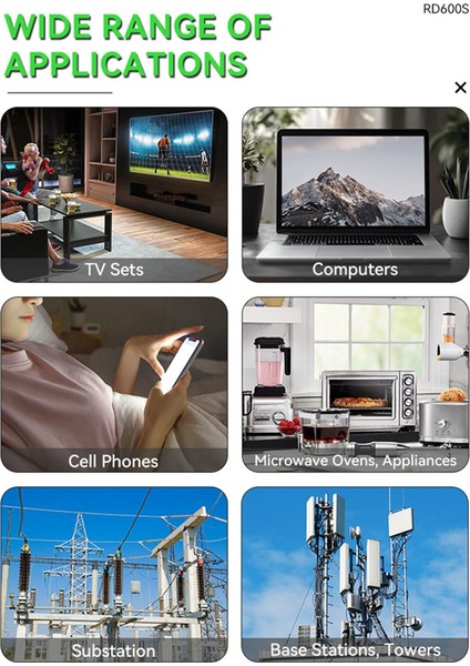 RD600S 3 Dere 1 Elektromanyetik Radyasyon Test Cihazı Taşınabilir Handheld Radyo Frekans Alan Test Cihazı Taşınabilir Dijital Emf Ölçer (Yurt Dışından) fırsatları