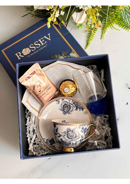 Hediyelik Marenza Kişiye Özel Hediye Kutulu Fincan Takımı