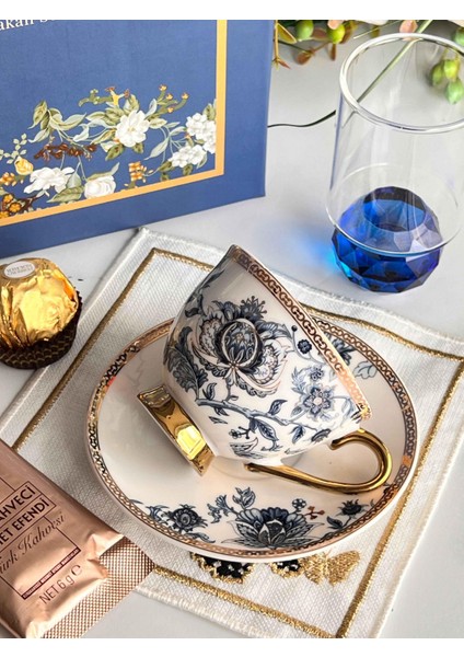 Hediyelik Marenza Kişiye Özel Hediye Kutulu Fincan Takımı fırsatları