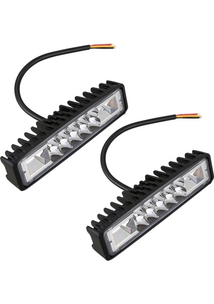 2x 48W Çalışma Lambası LED Kırmızı Beyaz Mavi Offroad Atv Suv Kamyon Römork Araba Aksesuarları 12V (Yurt Dışından)